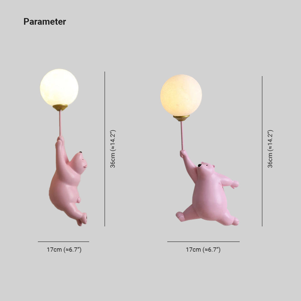 Rivonna Bear Wall Light