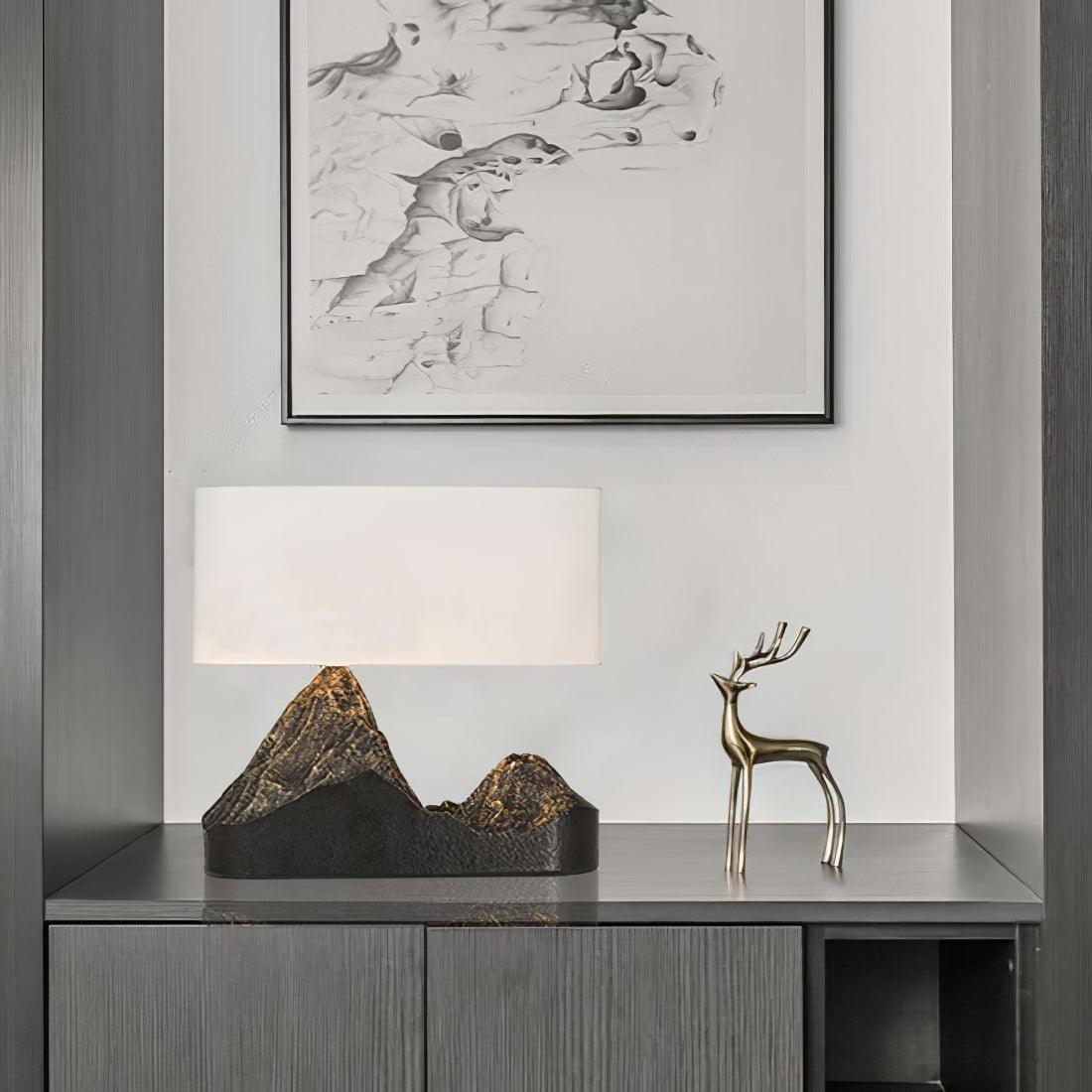 Noraya Mountain Scape Table Lamp