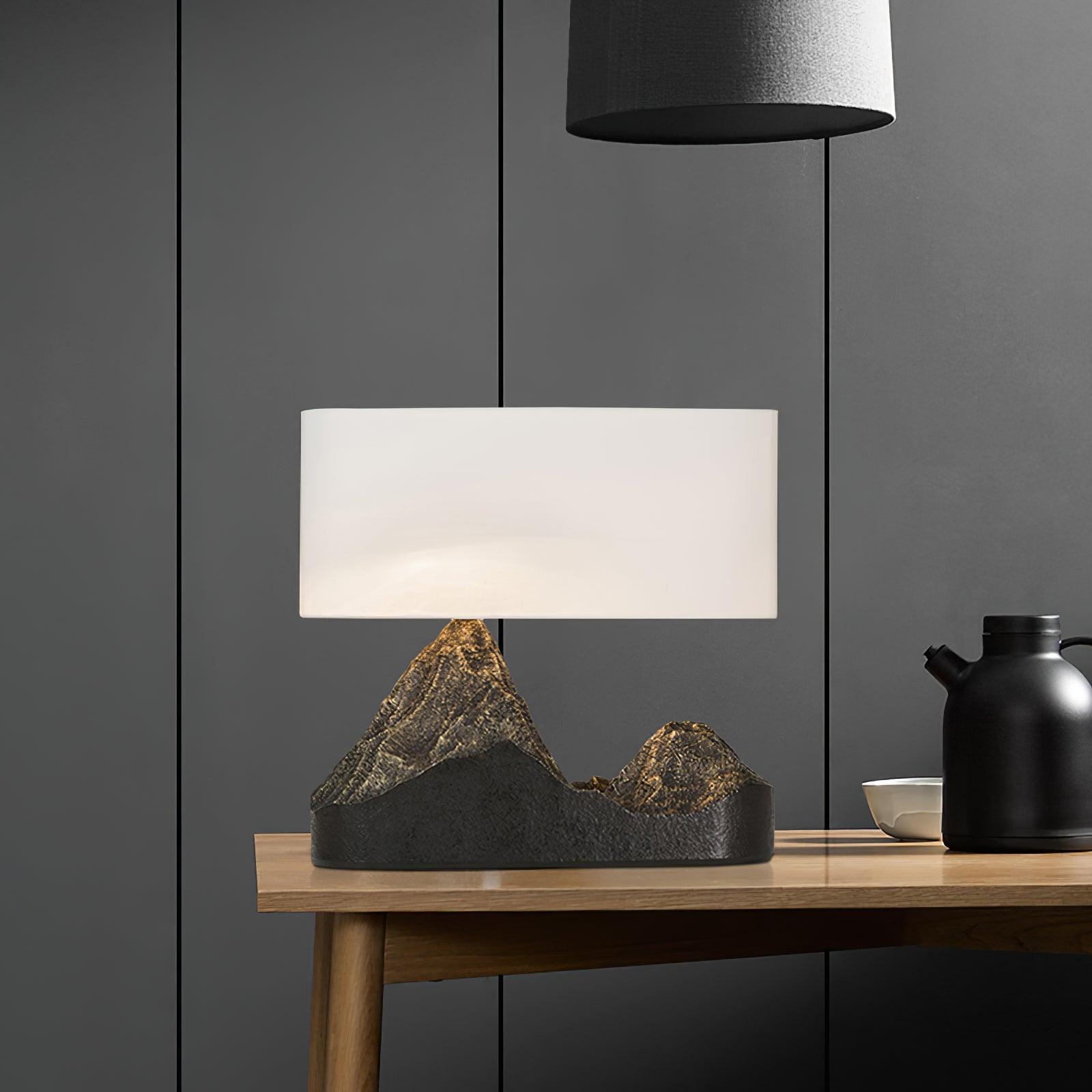 Noraya Mountain Scape Table Lamp