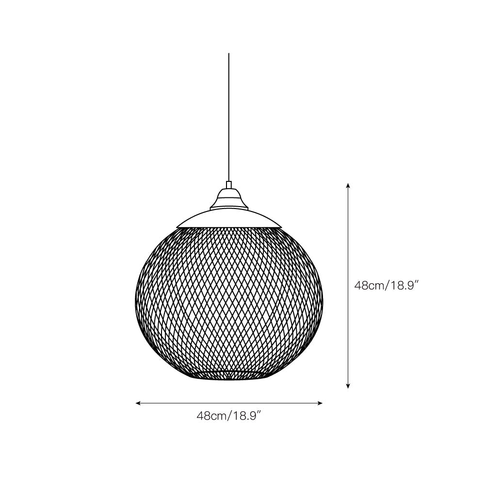 Lonester Mesh Pendant Light