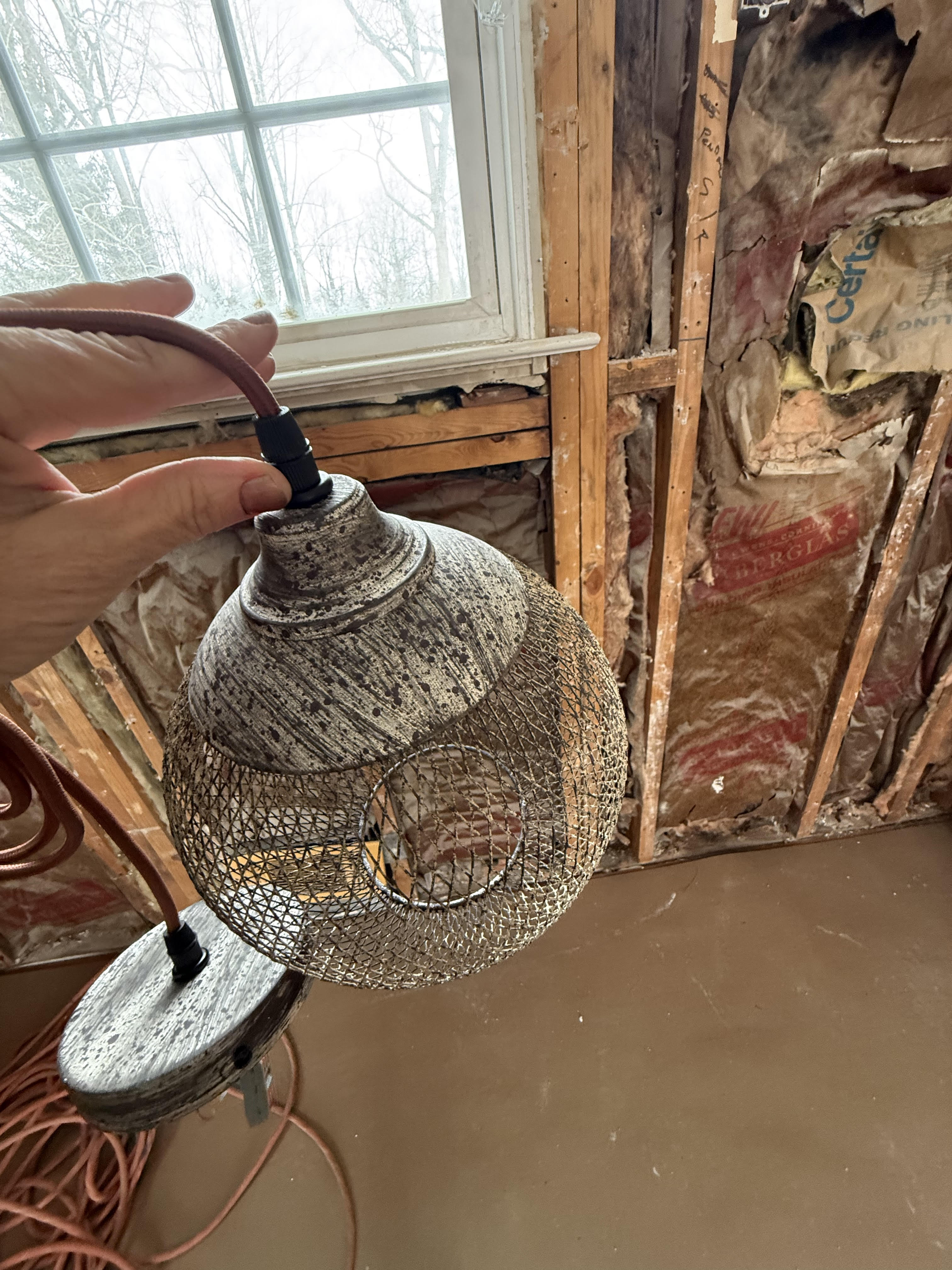 Lonester Mesh Pendant Light