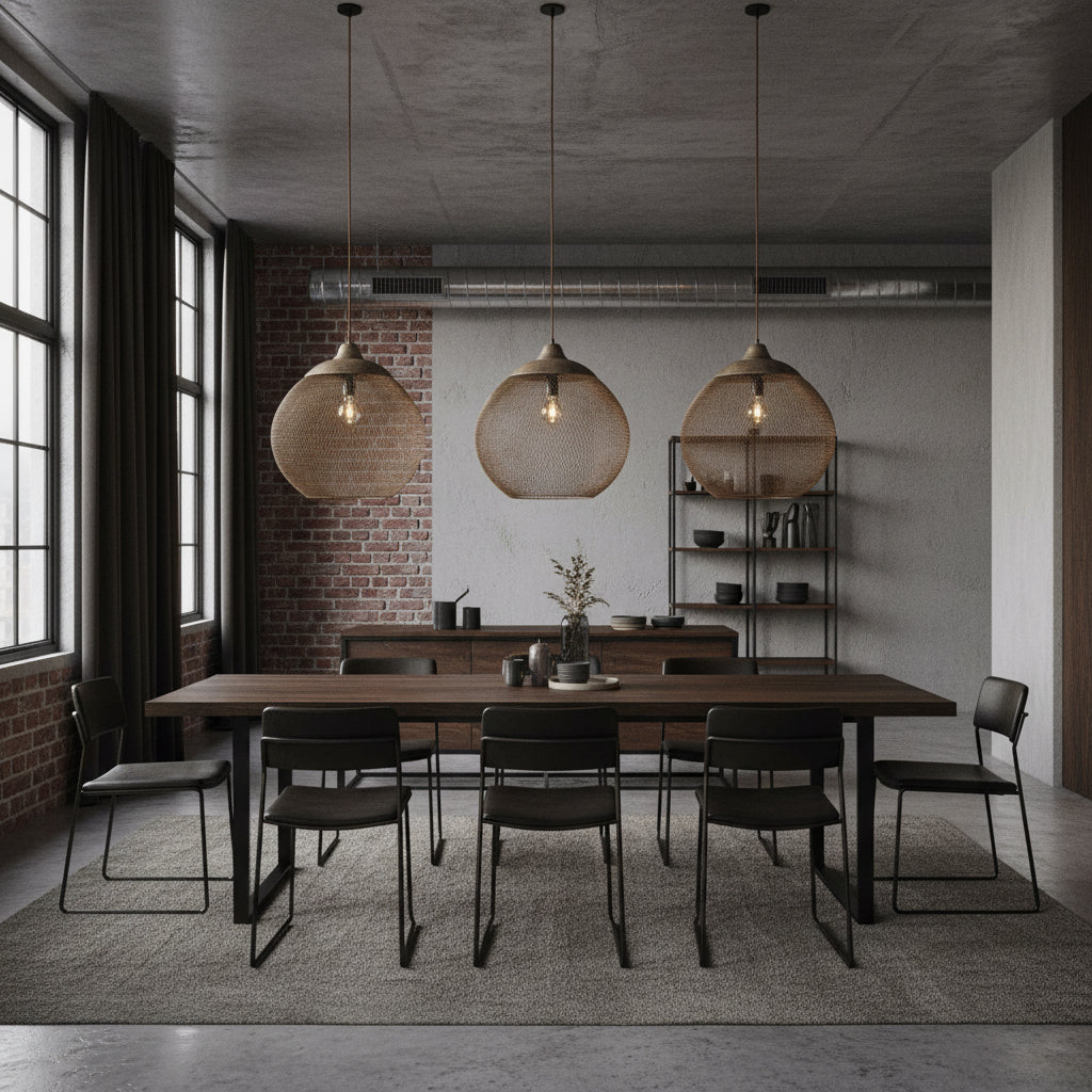 Lonester Mesh Pendant Light