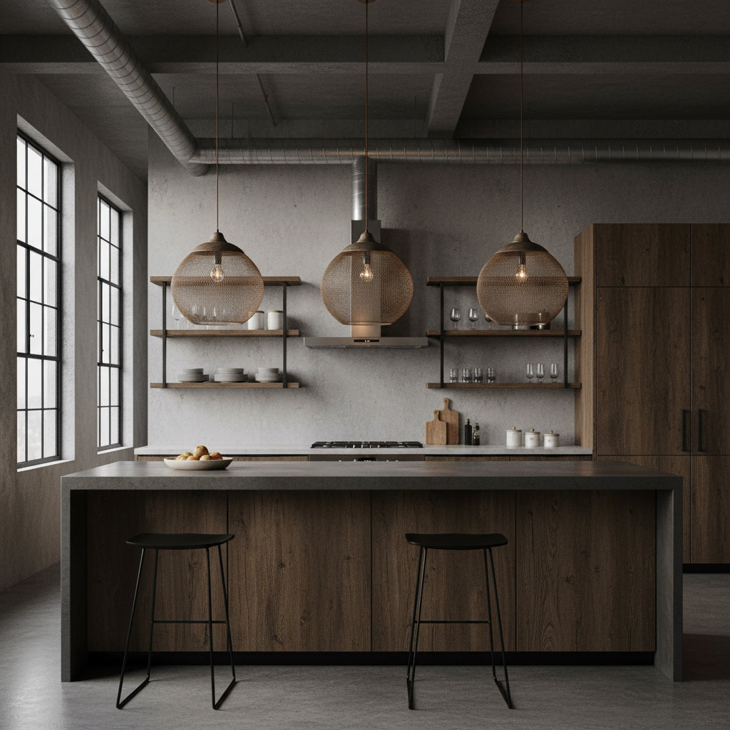 Lonester Mesh Pendant Light