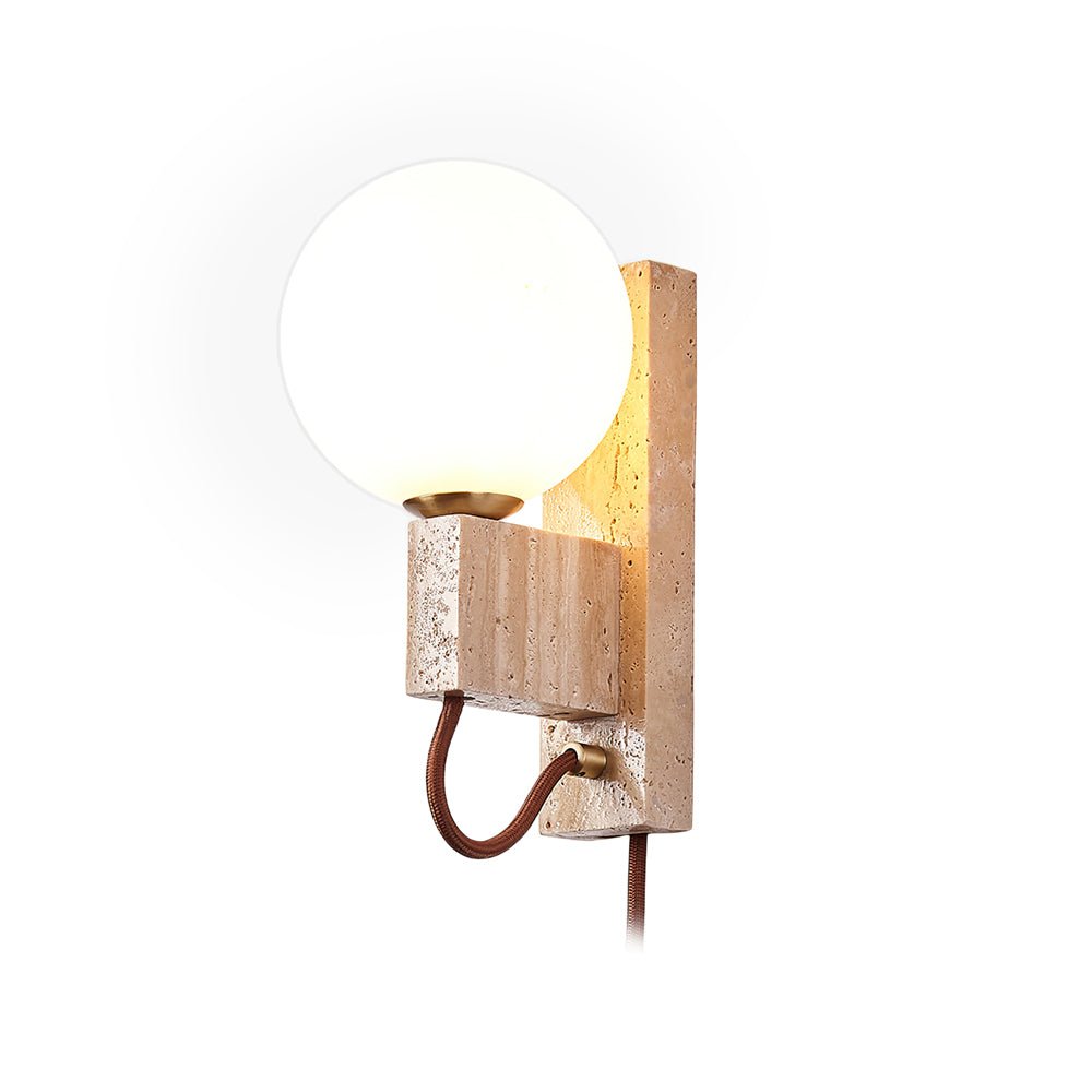 Telisno Travertine Wall Light