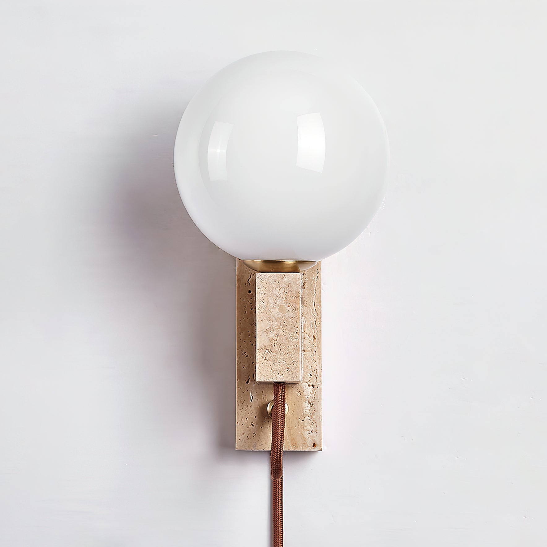 Telisno Travertine Wall Light