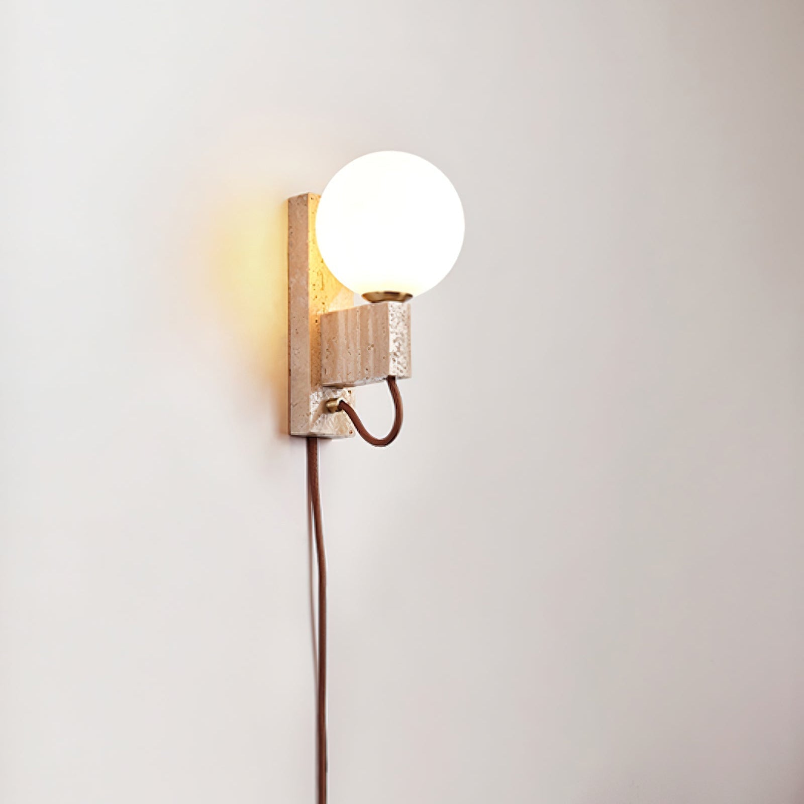 Telisno Travertine Wall Light