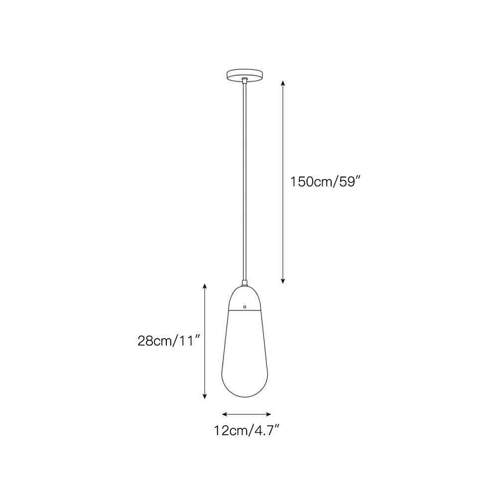 Ariwyn Teardrop Pendant Light