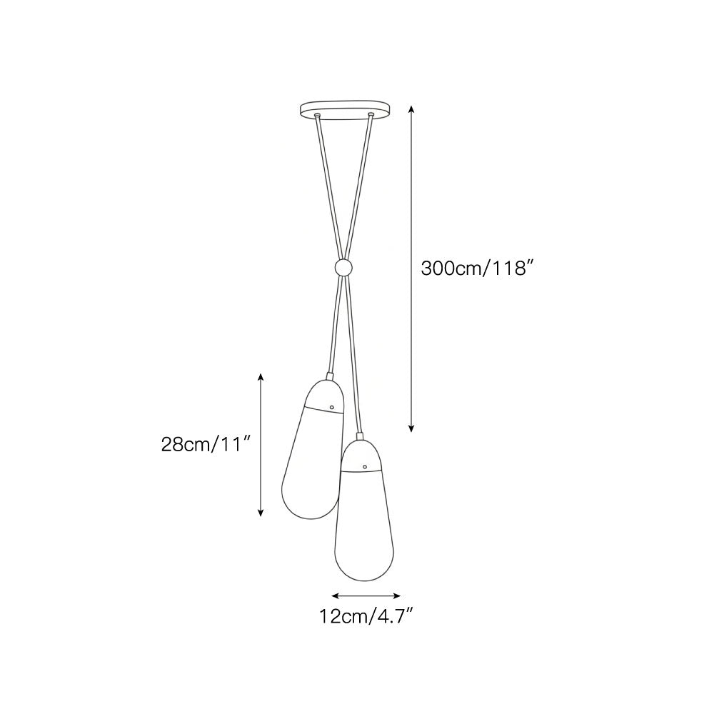 Ariwyn Teardrop Pendant Light