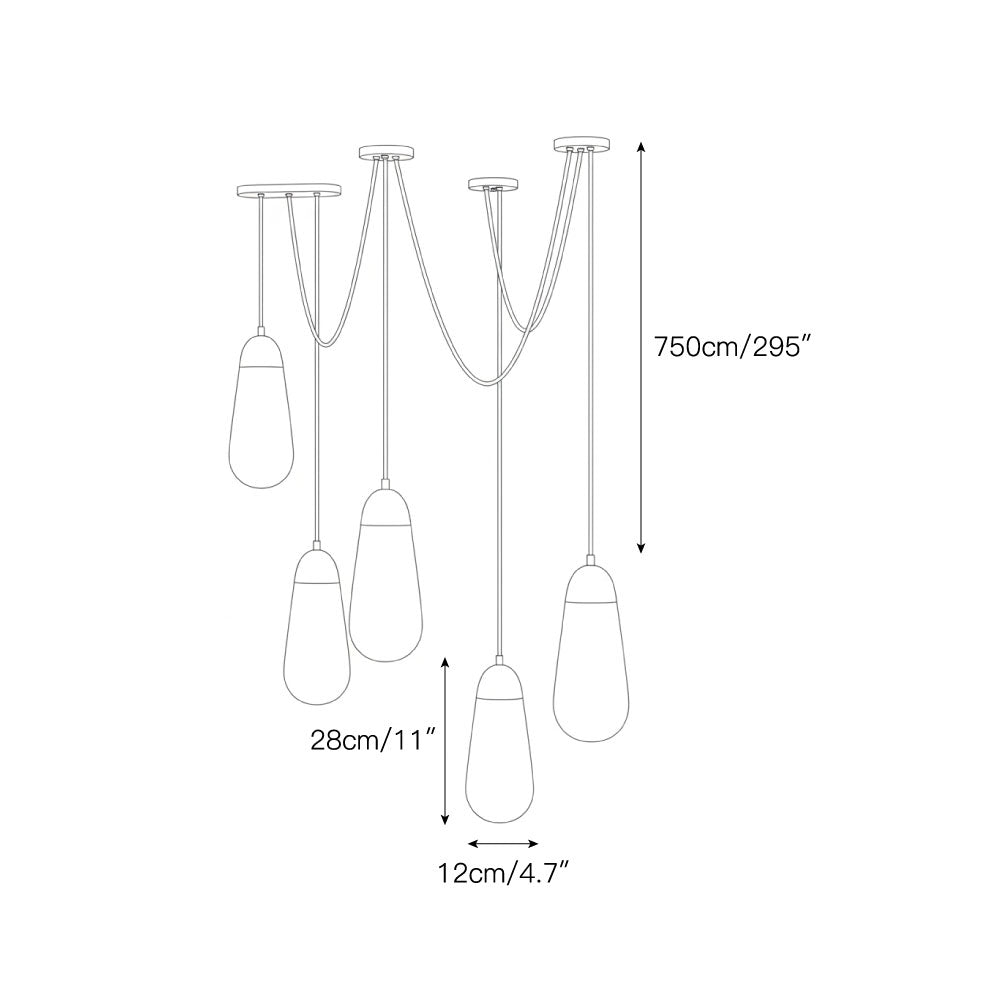 Ariwyn Teardrop Pendant Light