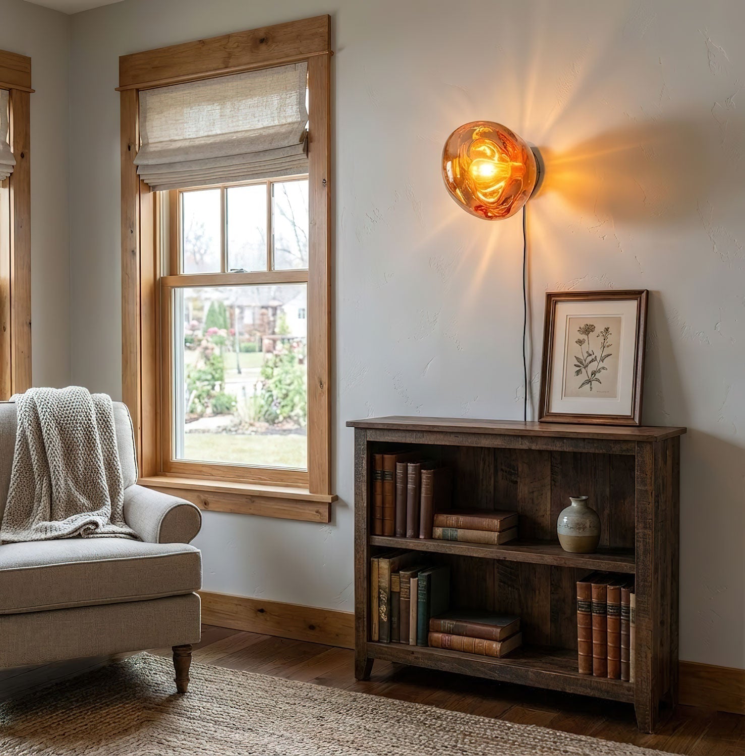 Syrlion Orb Wall Light With Plug