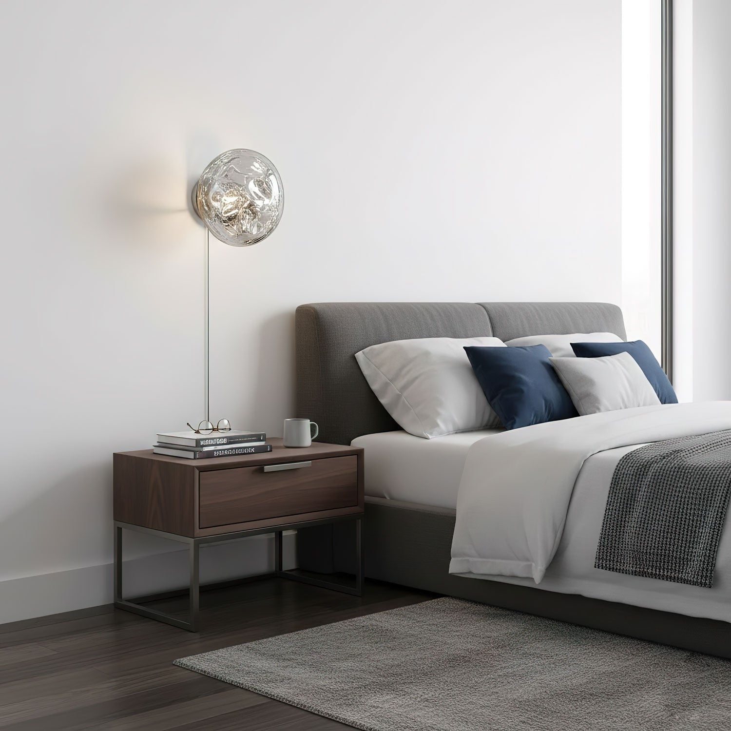 Syrlion Orb Wall Light With Plug