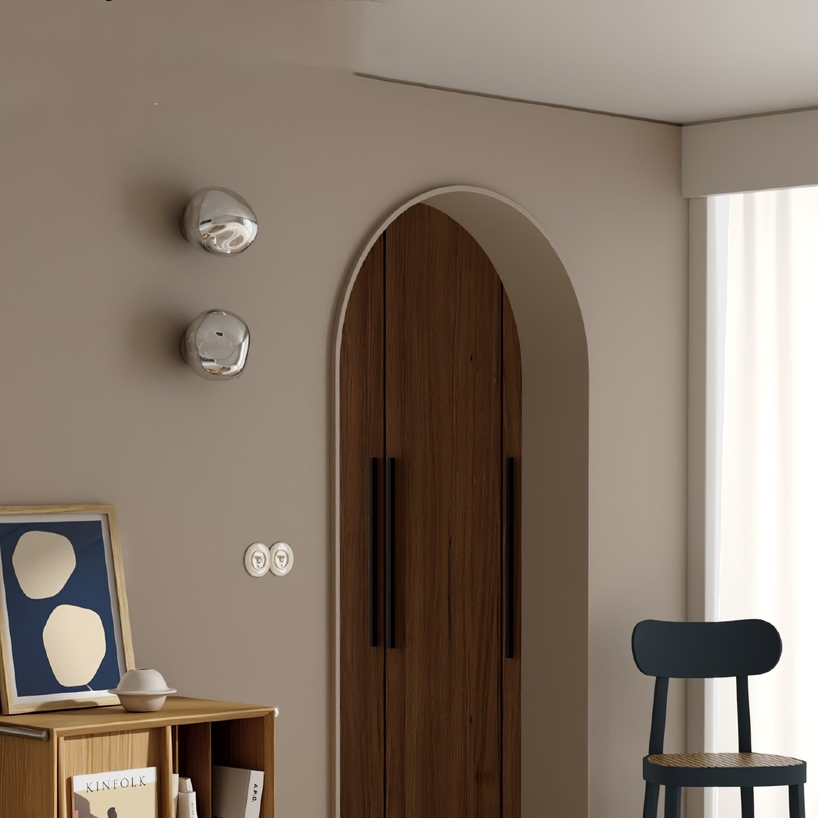 Syrlion Orb Wall Light With Plug