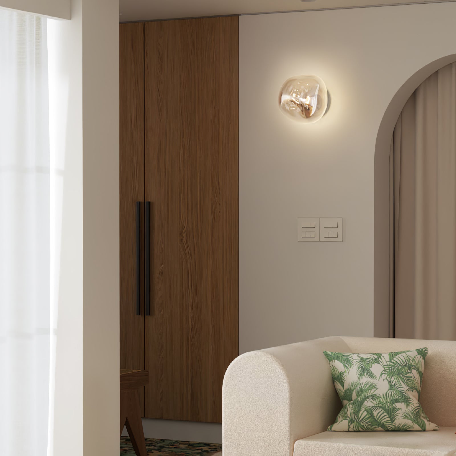 Syrlion Orb Wall Light With Plug