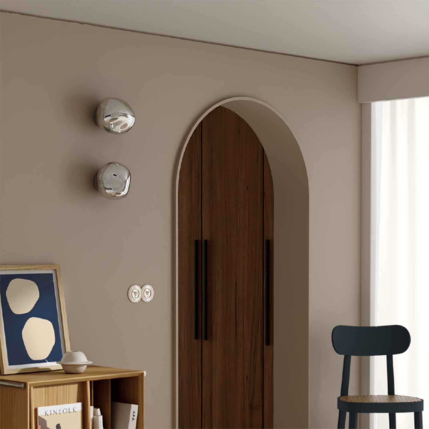 Syrlion Orb Wall Light With Plug