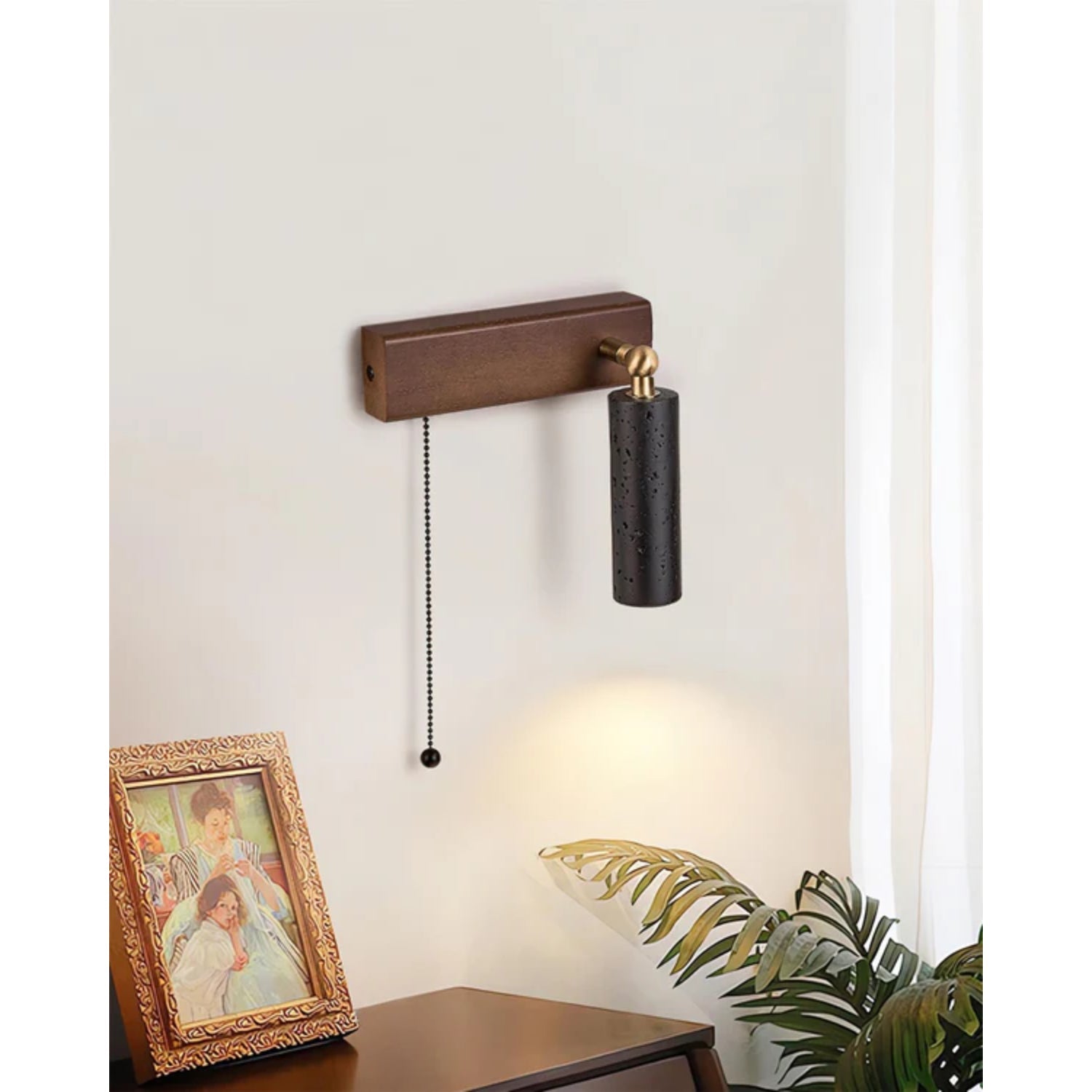 Levazy Natural Stone Wall Light