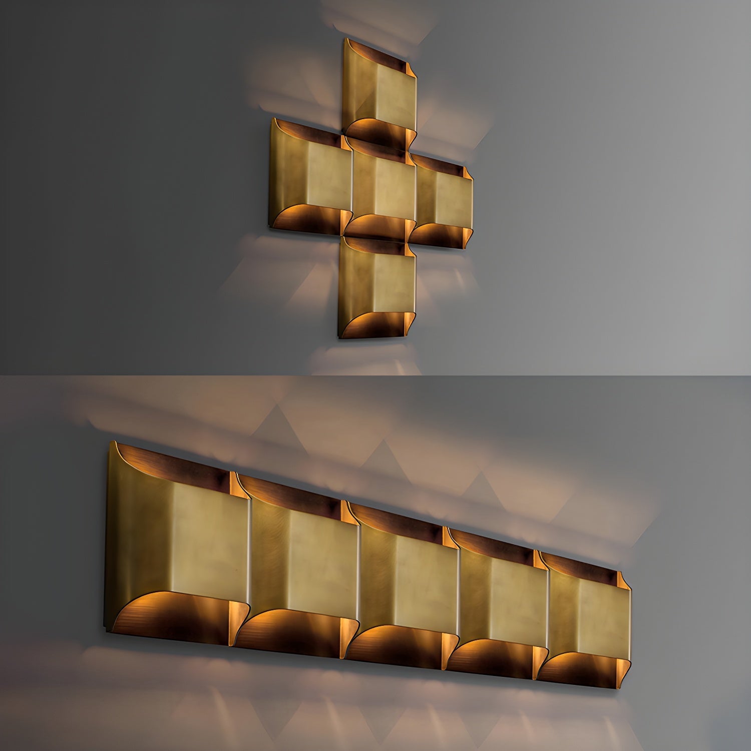 Lelo Brass Wall Light