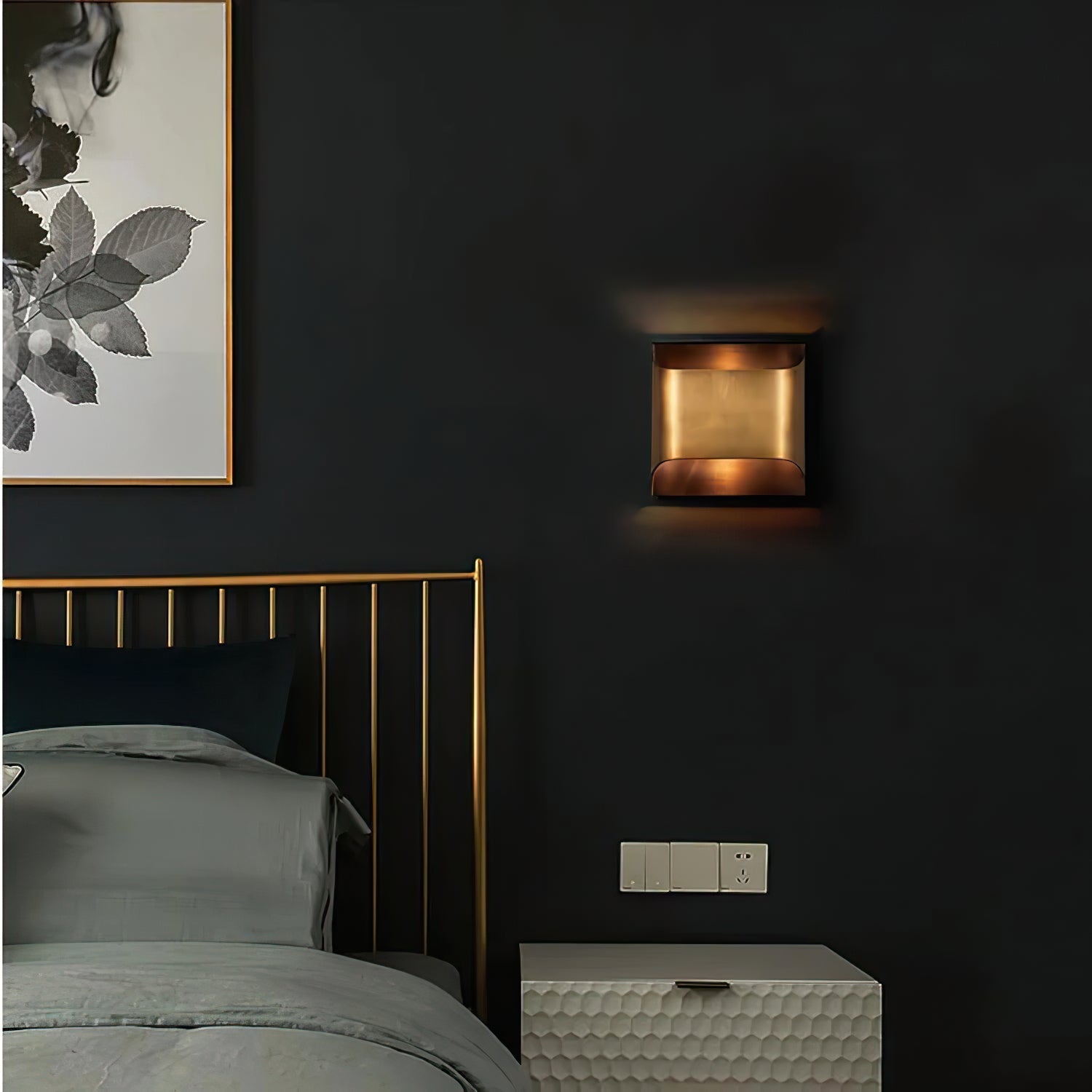 Lelo Brass Wall Light