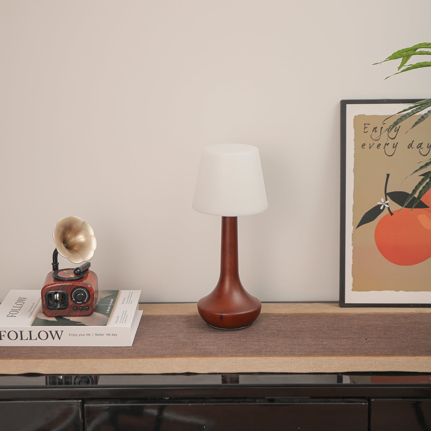 Lentazo Wooden Table Lamp