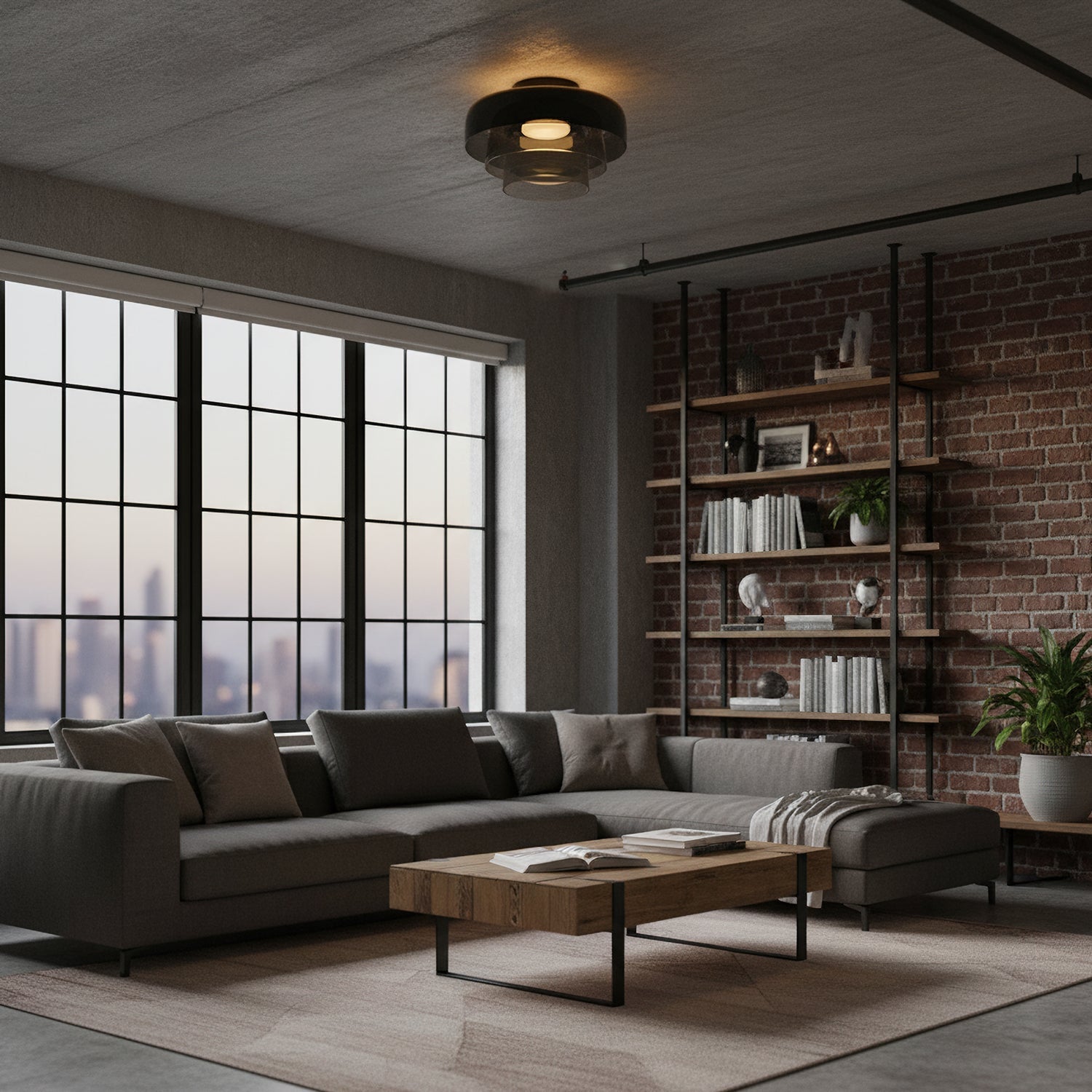 Dunton Round Ceiling Light