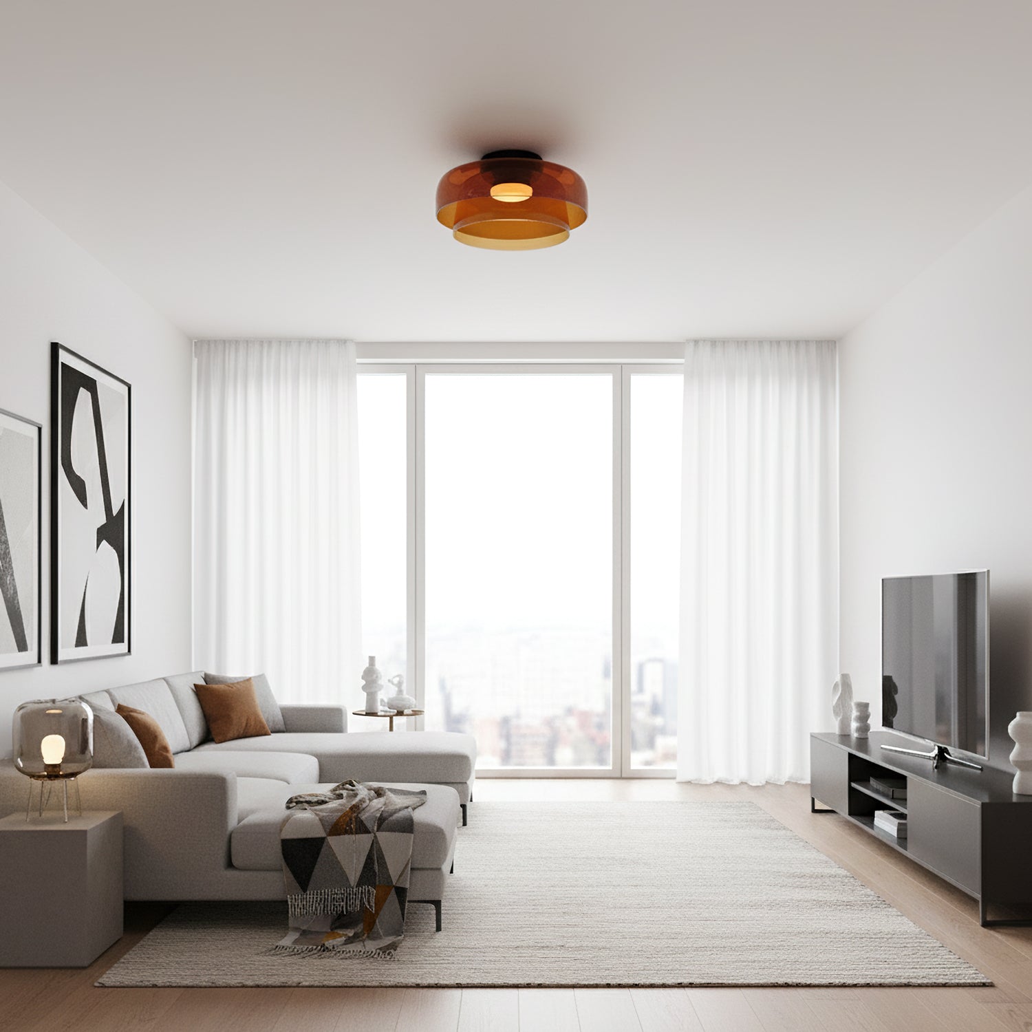 Dunton Round Ceiling Light