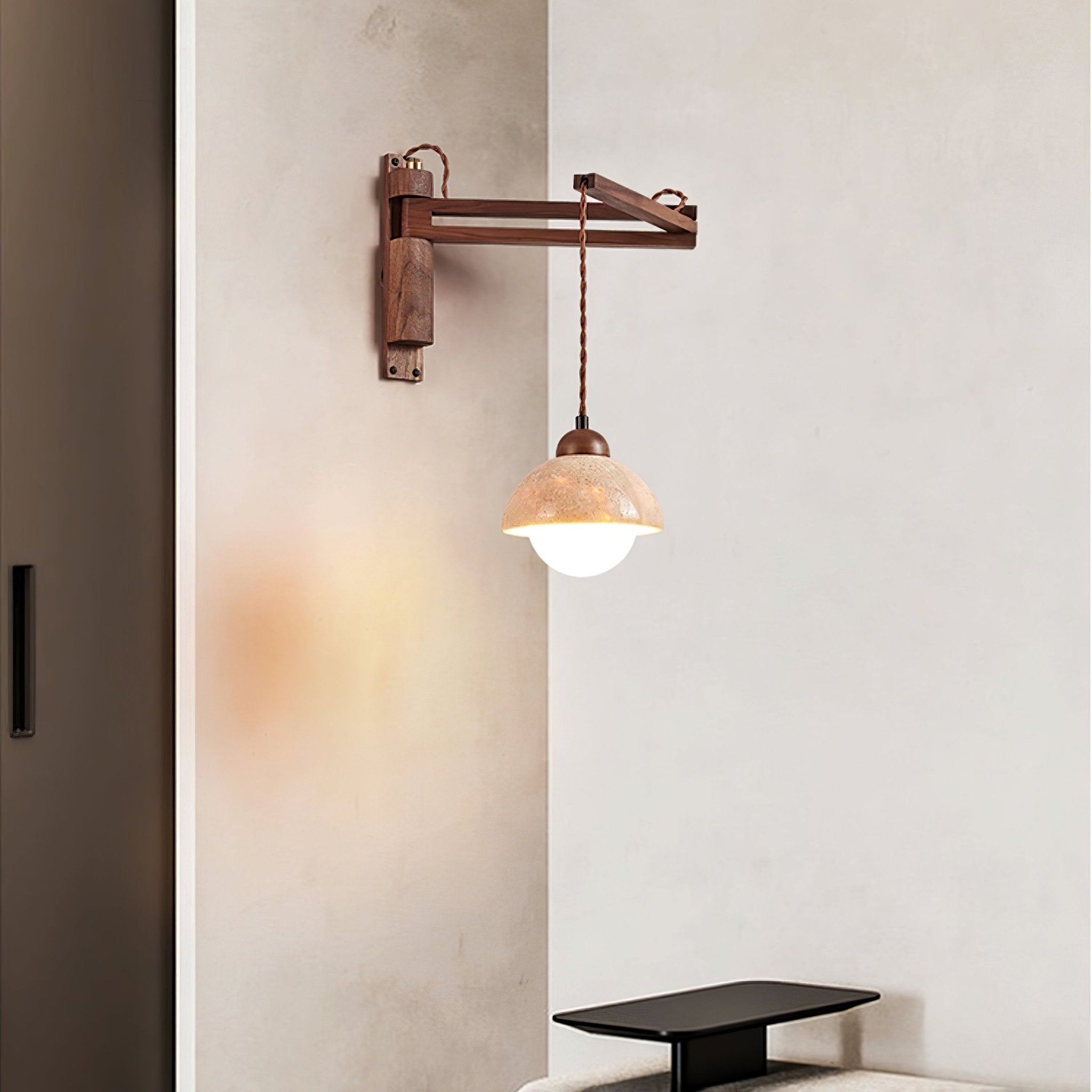 Melinoge Travertine Wall Light