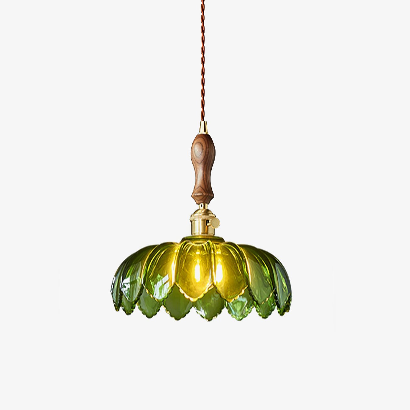 Fandero Flower Wood Design Pendant Light