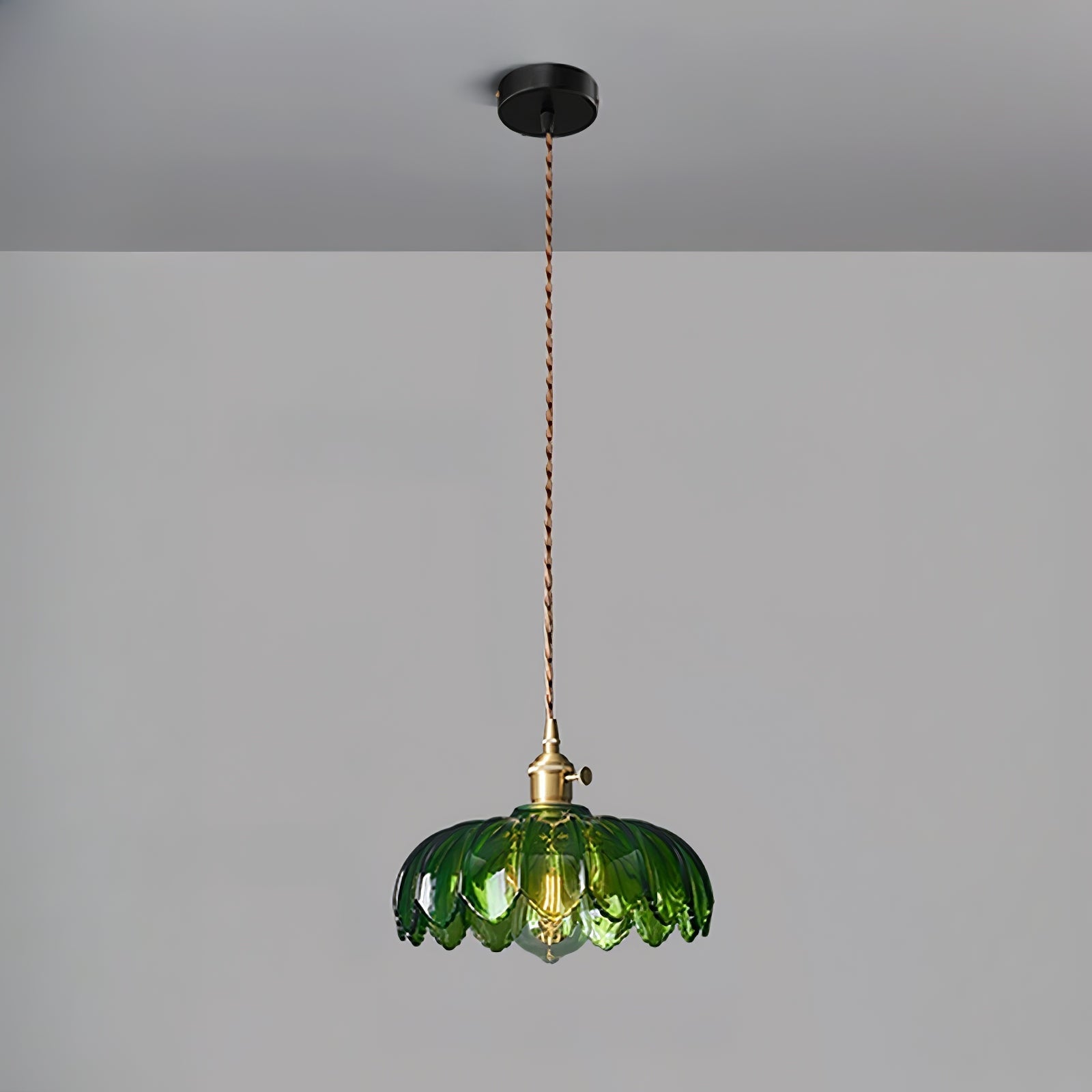 Fandero Flower Wood Design Pendant Light