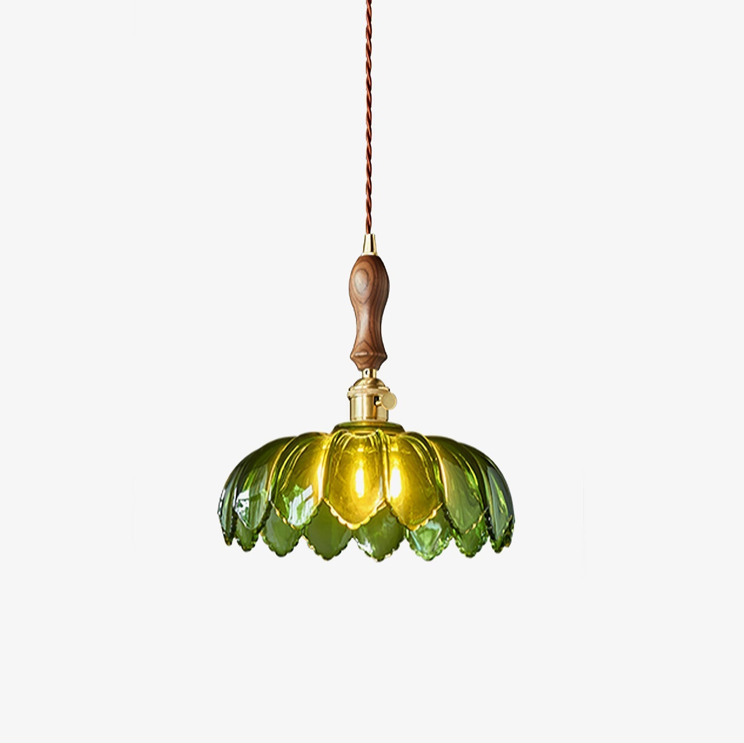 Fandero Flower Wood Design Pendant Light