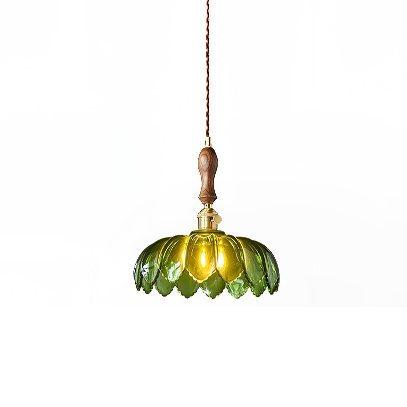 Fandero Flower Wood Design Pendant Light