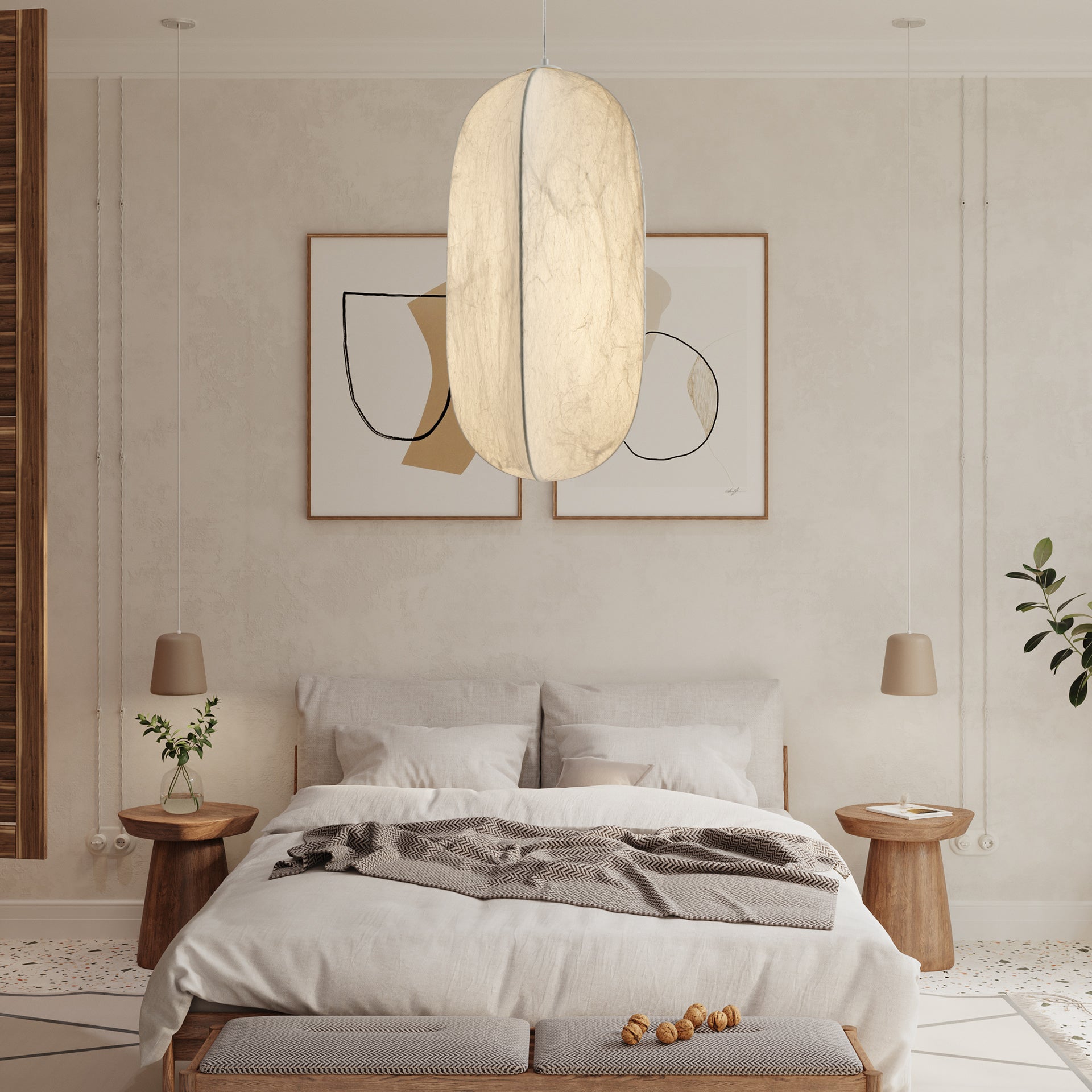 Lolimas Japandi Style Pendant Light