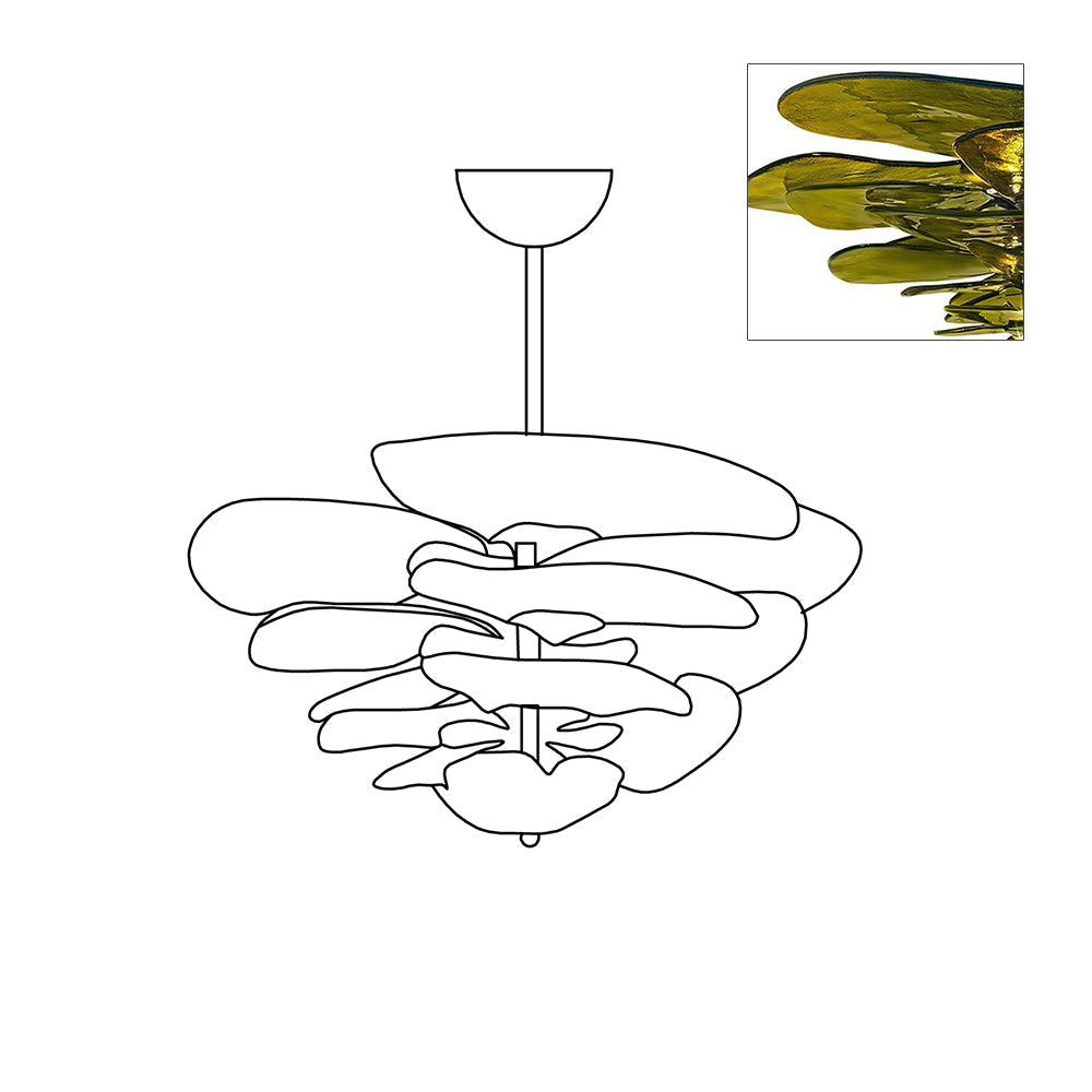 Paxinra Layered Chandelier