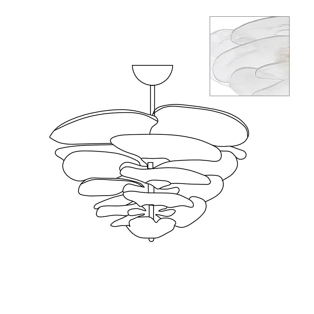 Paxinra Layered Chandelier