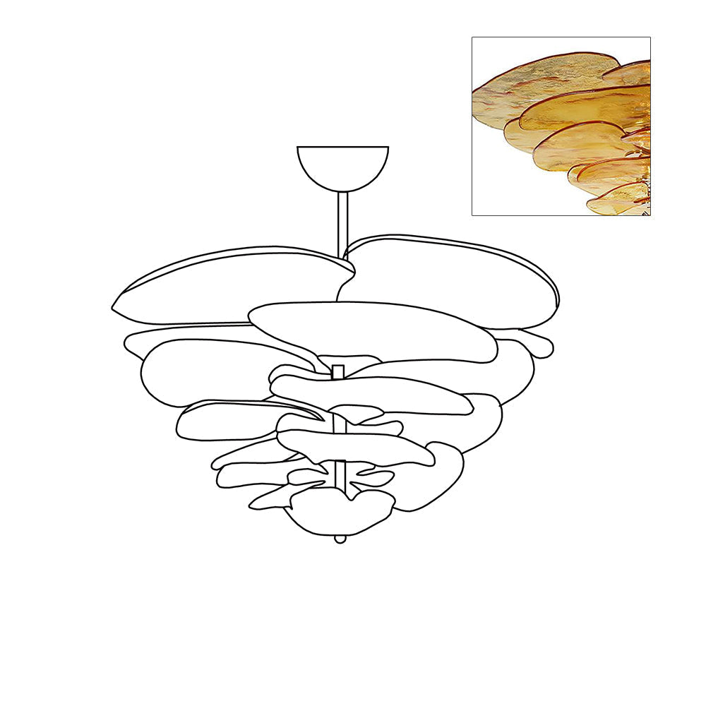 Paxinra Layered Chandelier