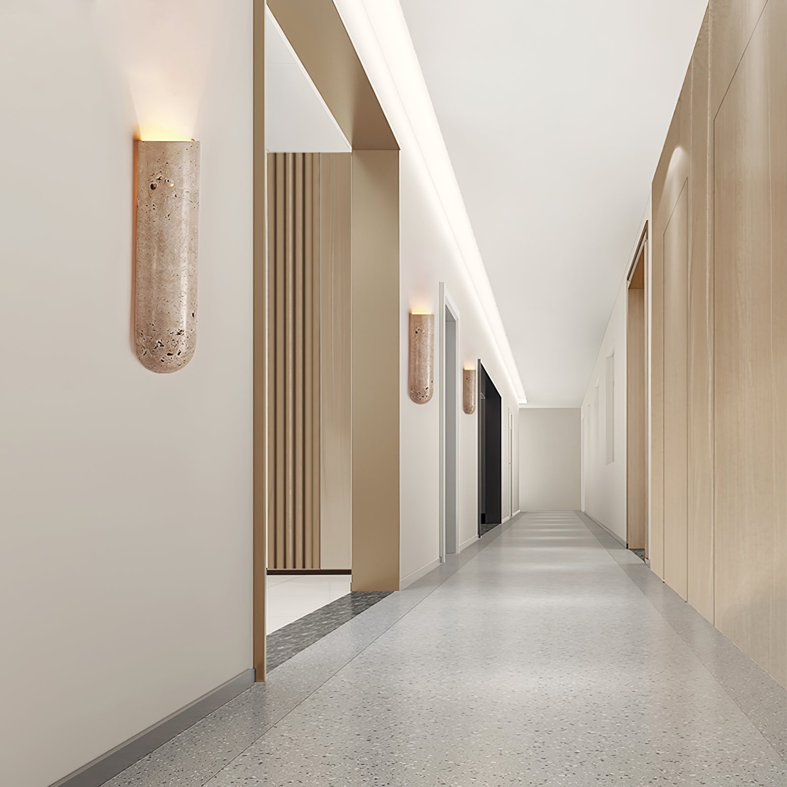 Liozane Travertine Wall Light