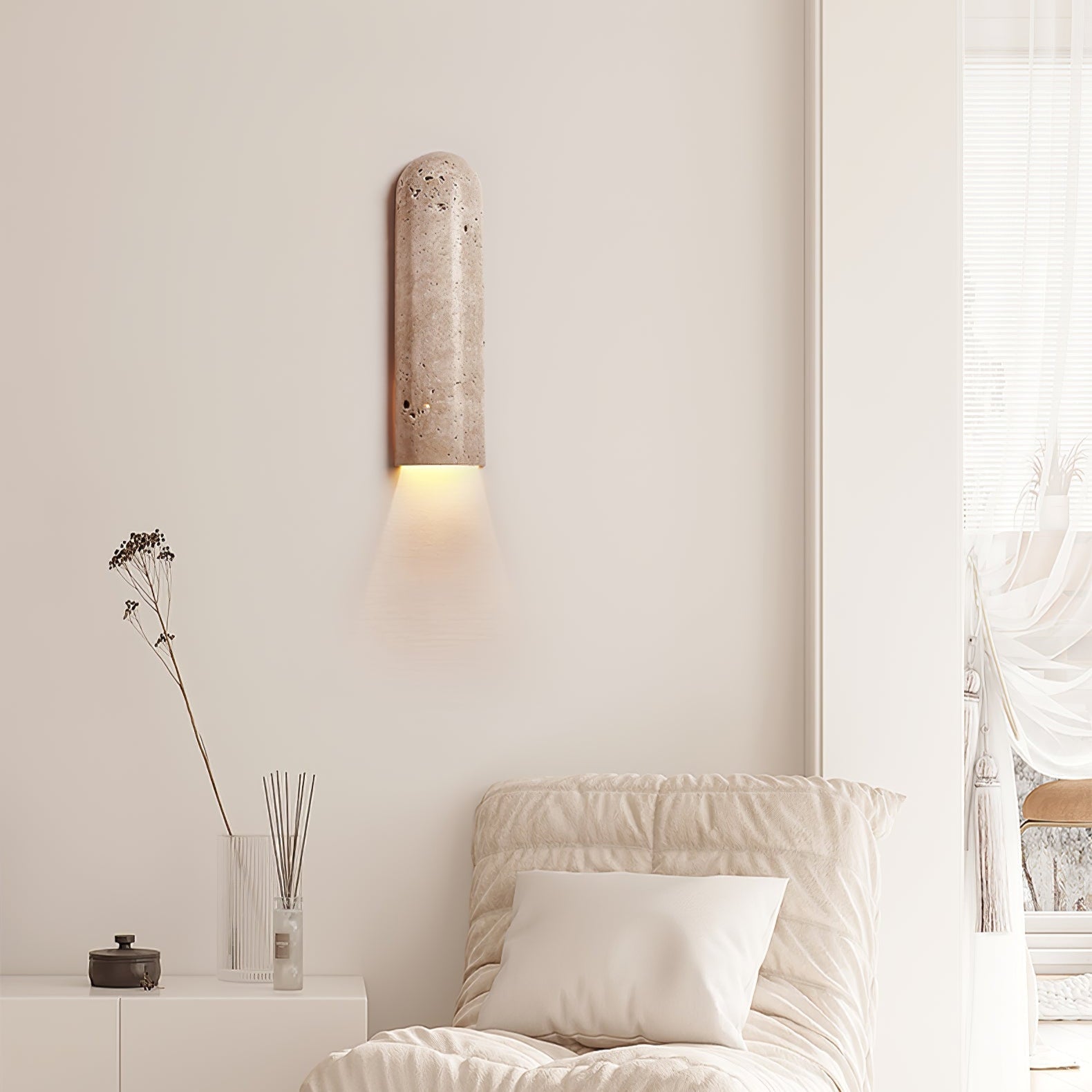 Liozane Travertine Wall Light