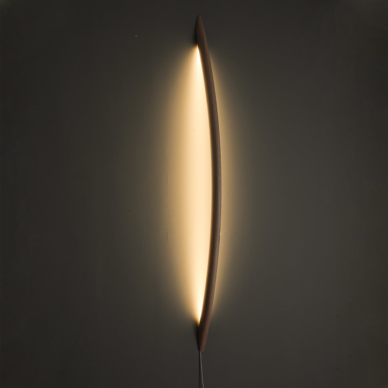 Lonema Curved Wooden Wall Light