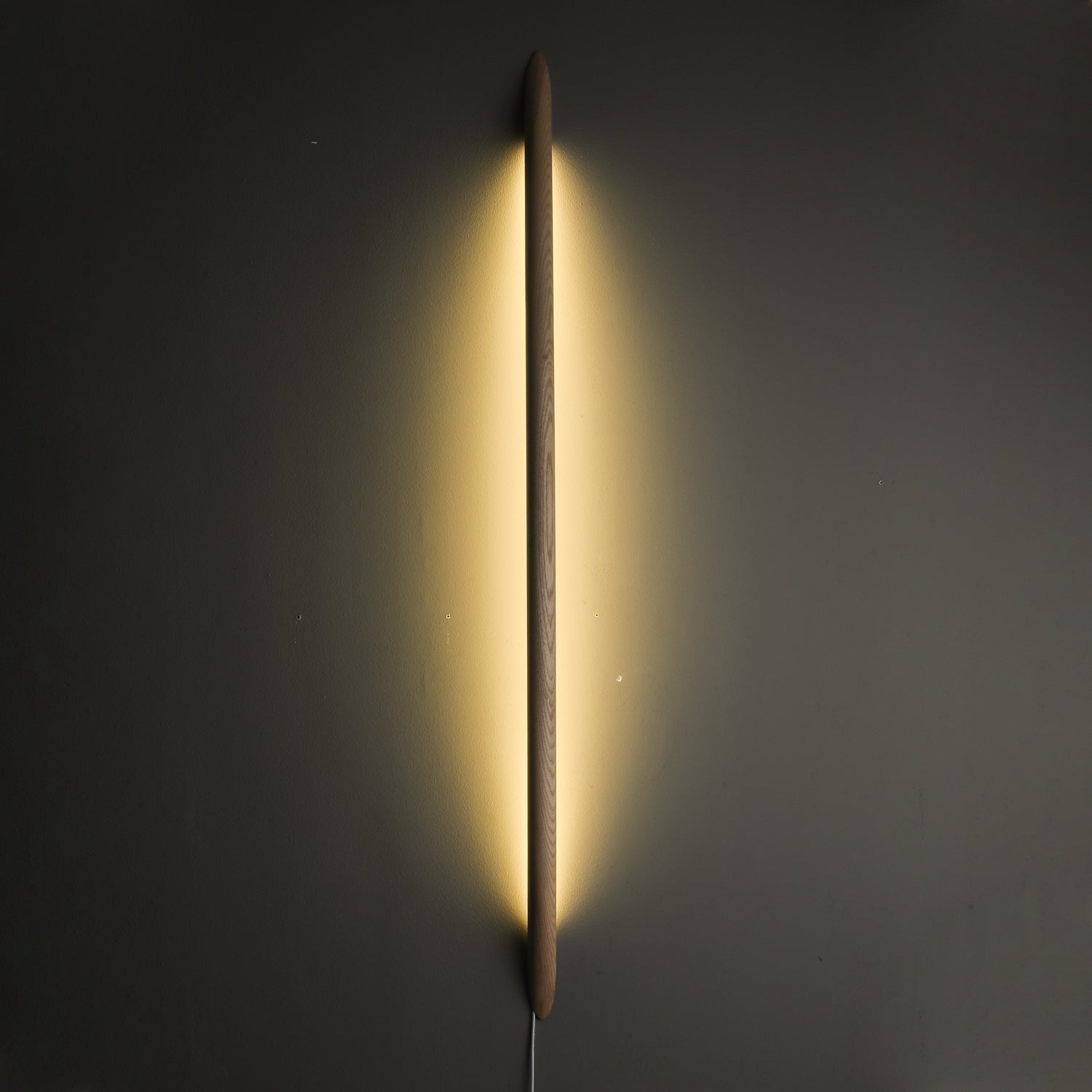 Lonema Curved Wooden Wall Light