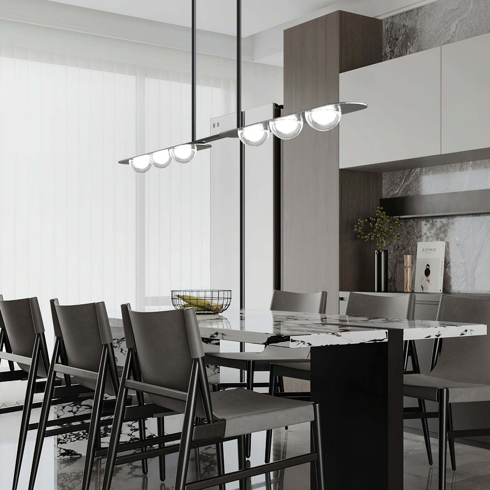 Gemose Linear Pendant Light