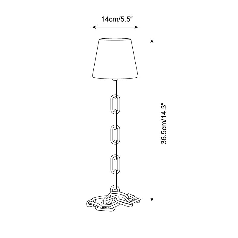Light Chain Table Lamp