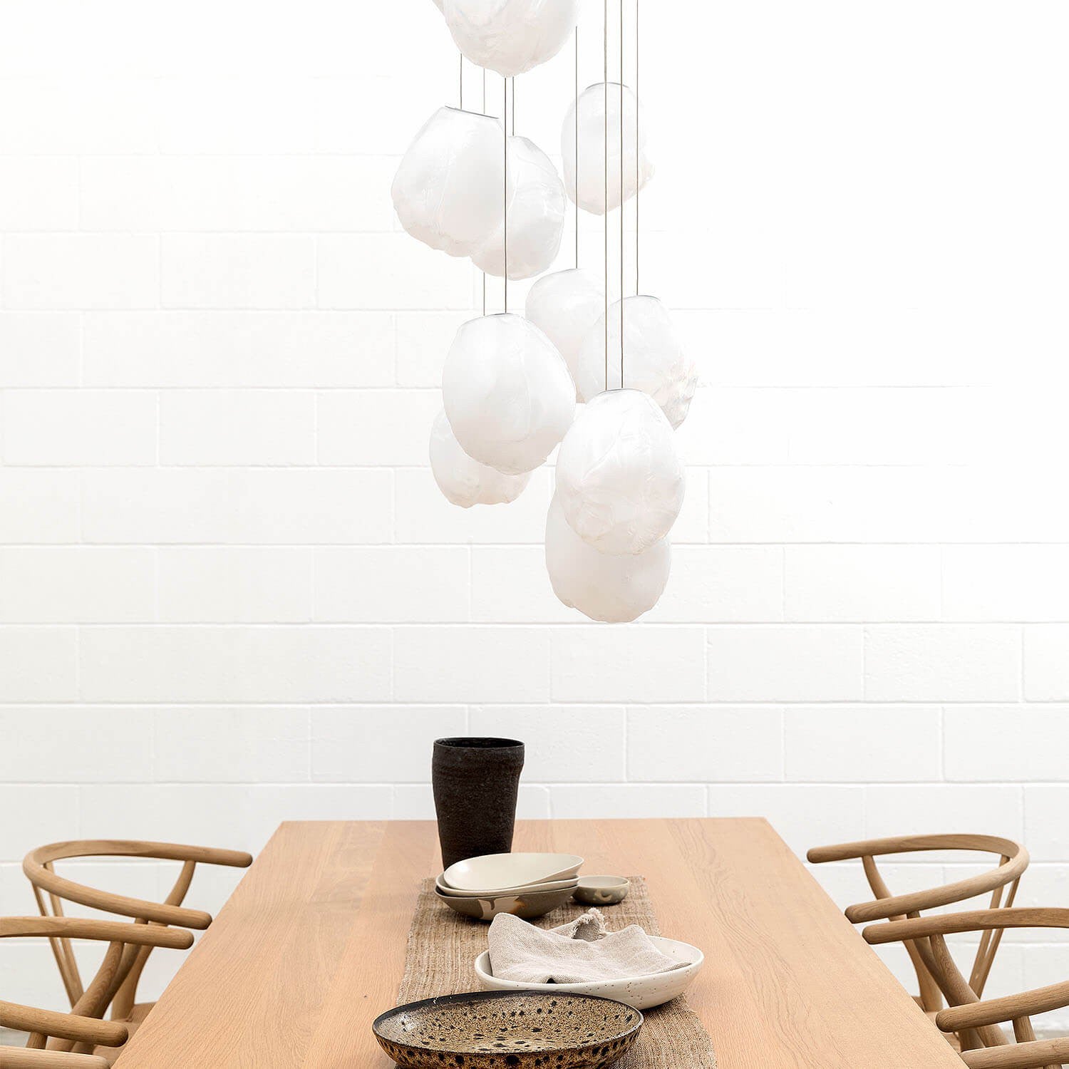 Stone Melt Pendant Light