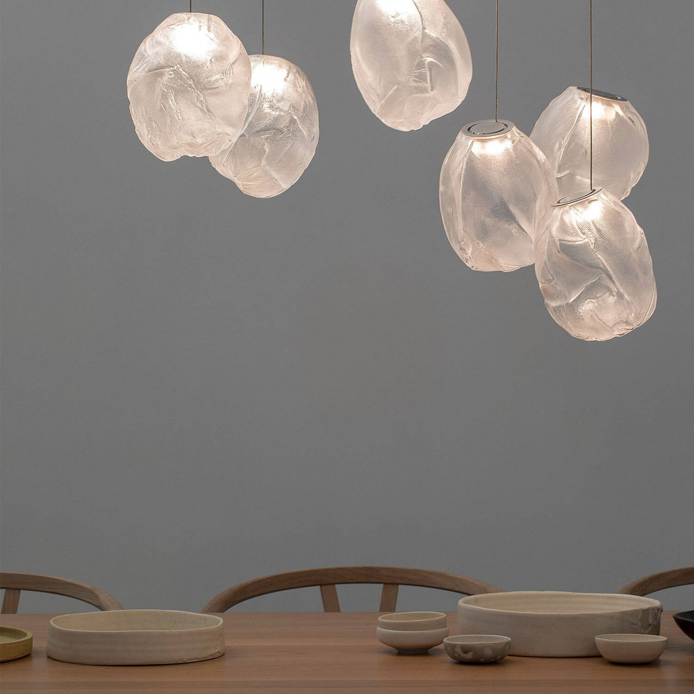Stone Melt Pendant Light
