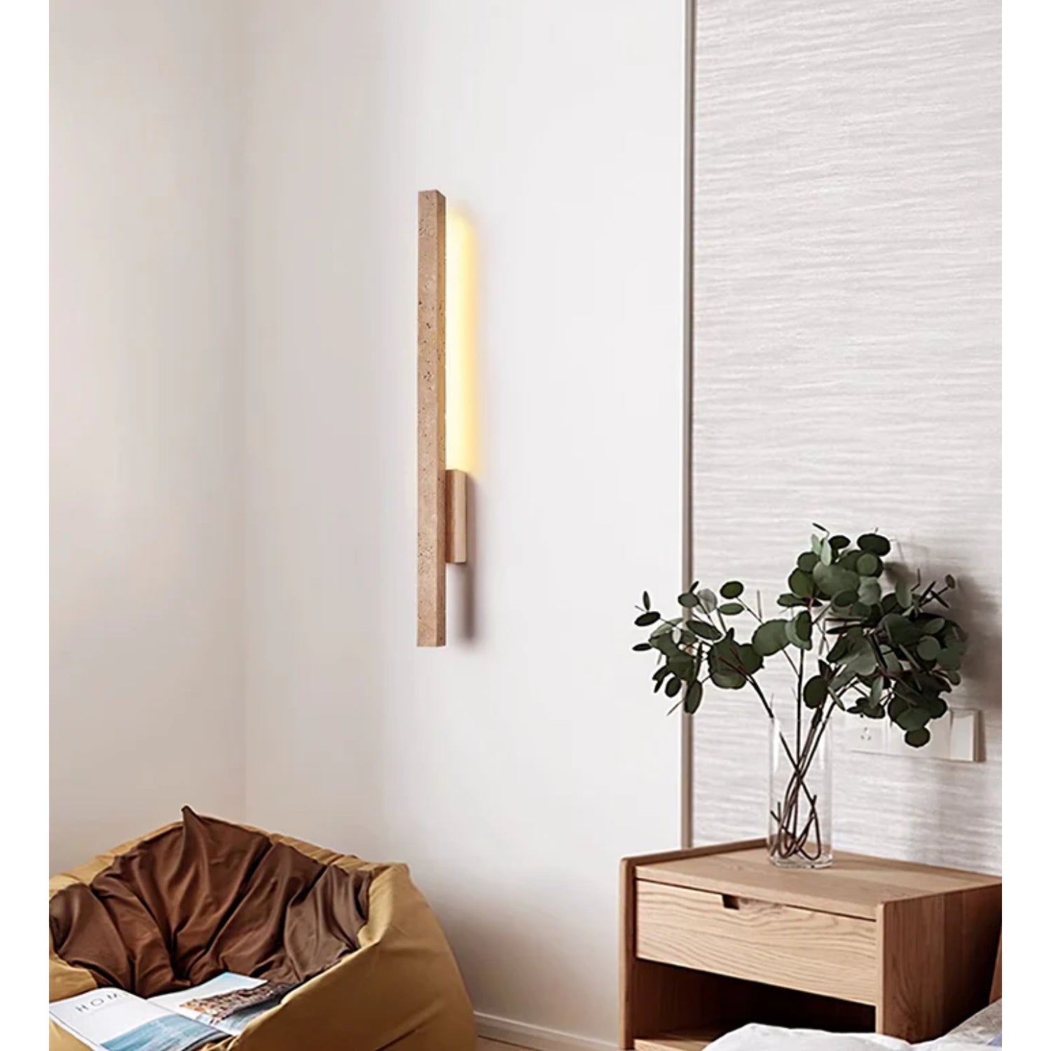 Melicon Natural Stone Wall Light