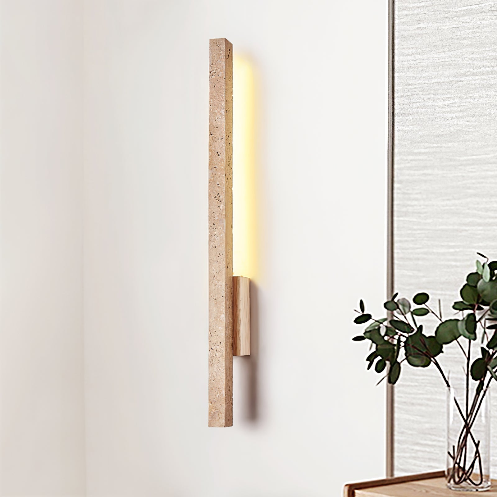 Melicon Natural Stone Wall Light