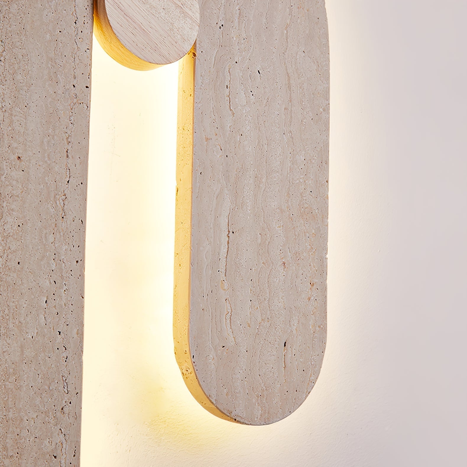 Voa U Shape Natural Stone Wall Light
