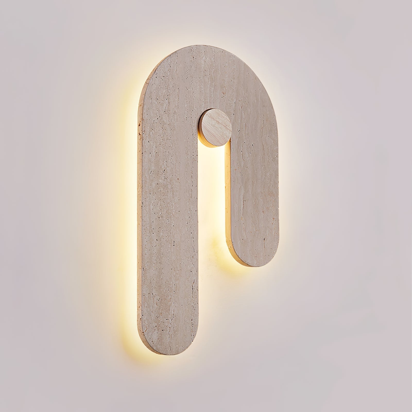 Voa U Shape Natural Stone Wall Light