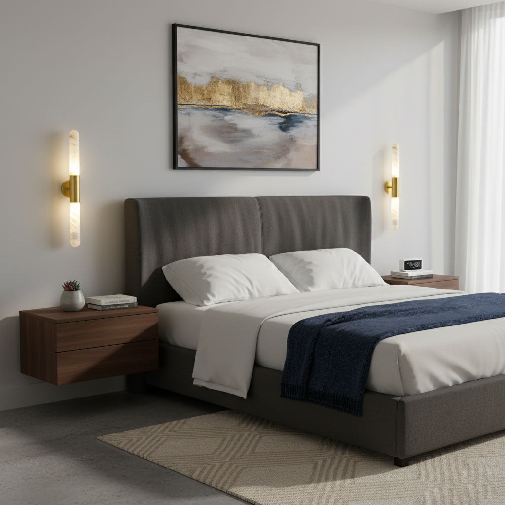 Cevoma Alabaster Wall Light