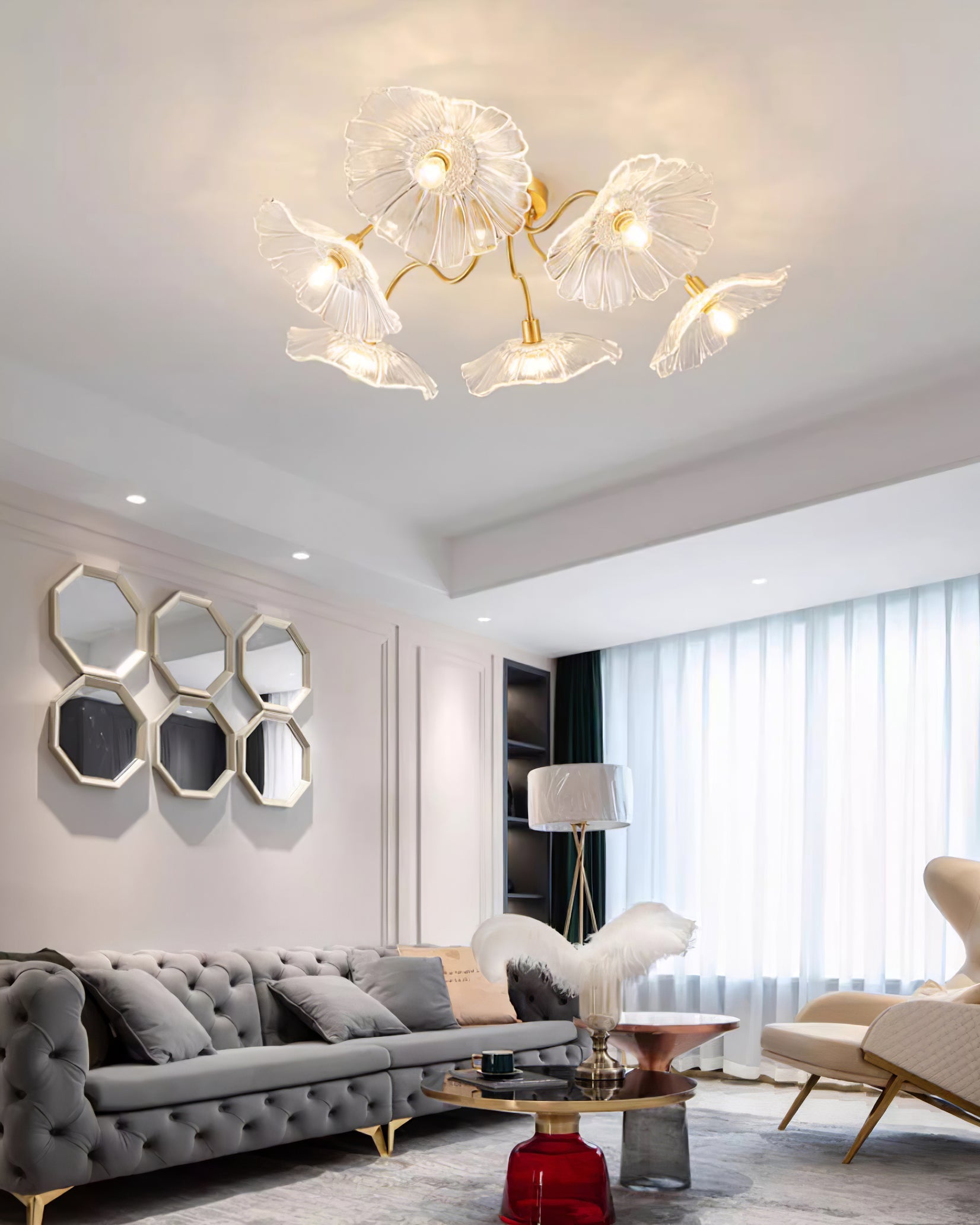 Mera Leaf Ceiling Light