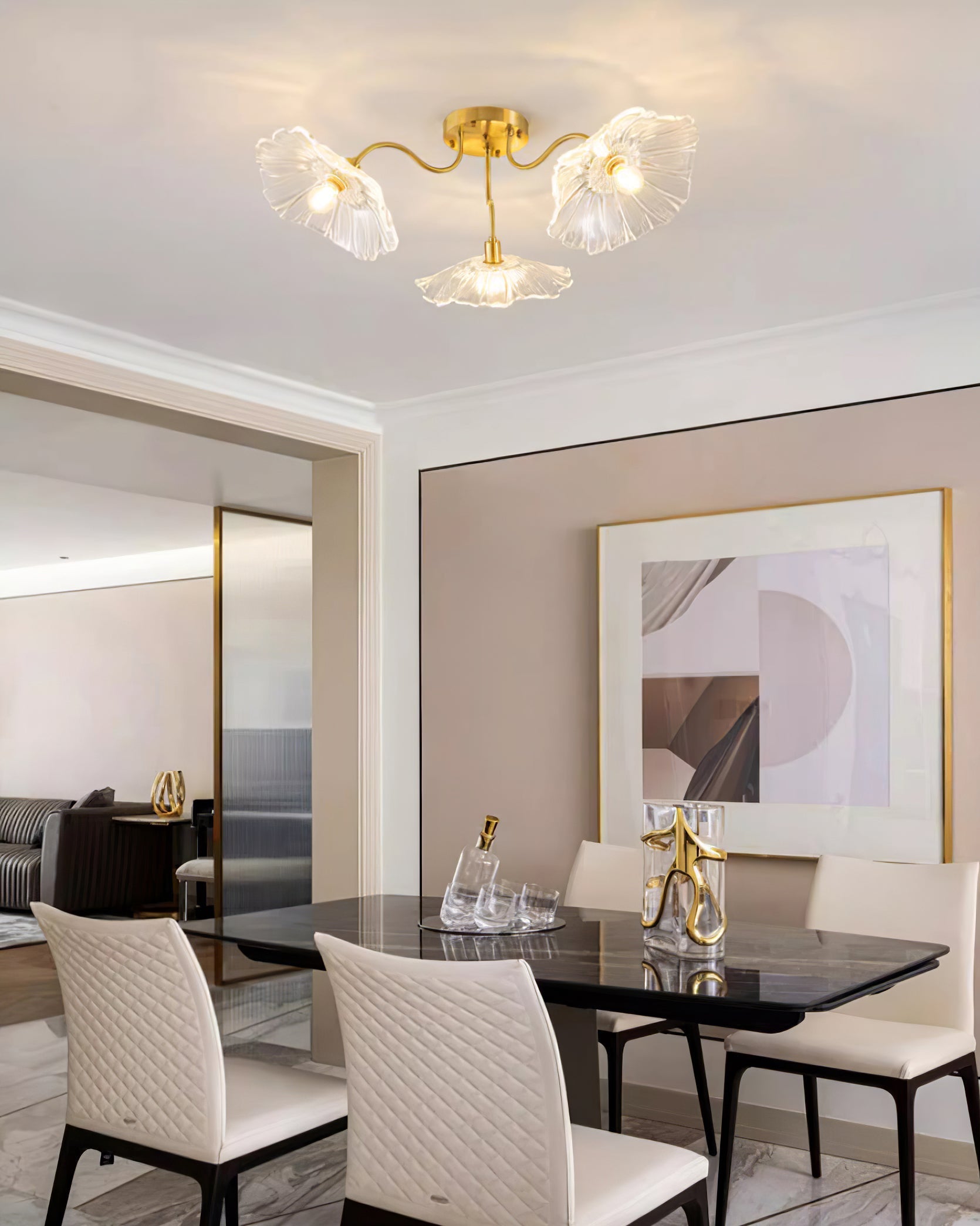 Mera Leaf Ceiling Light