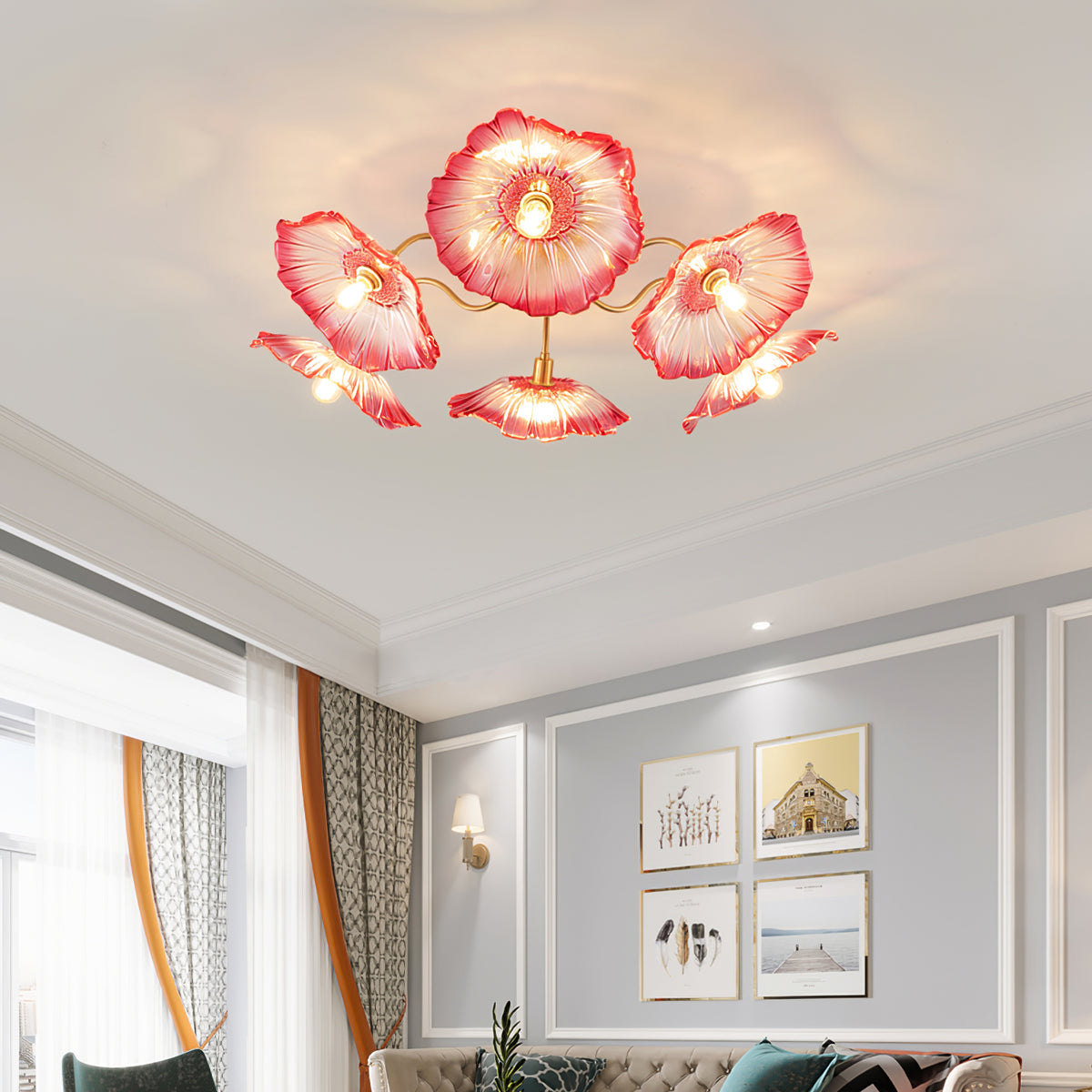 Mera Leaf Ceiling Light