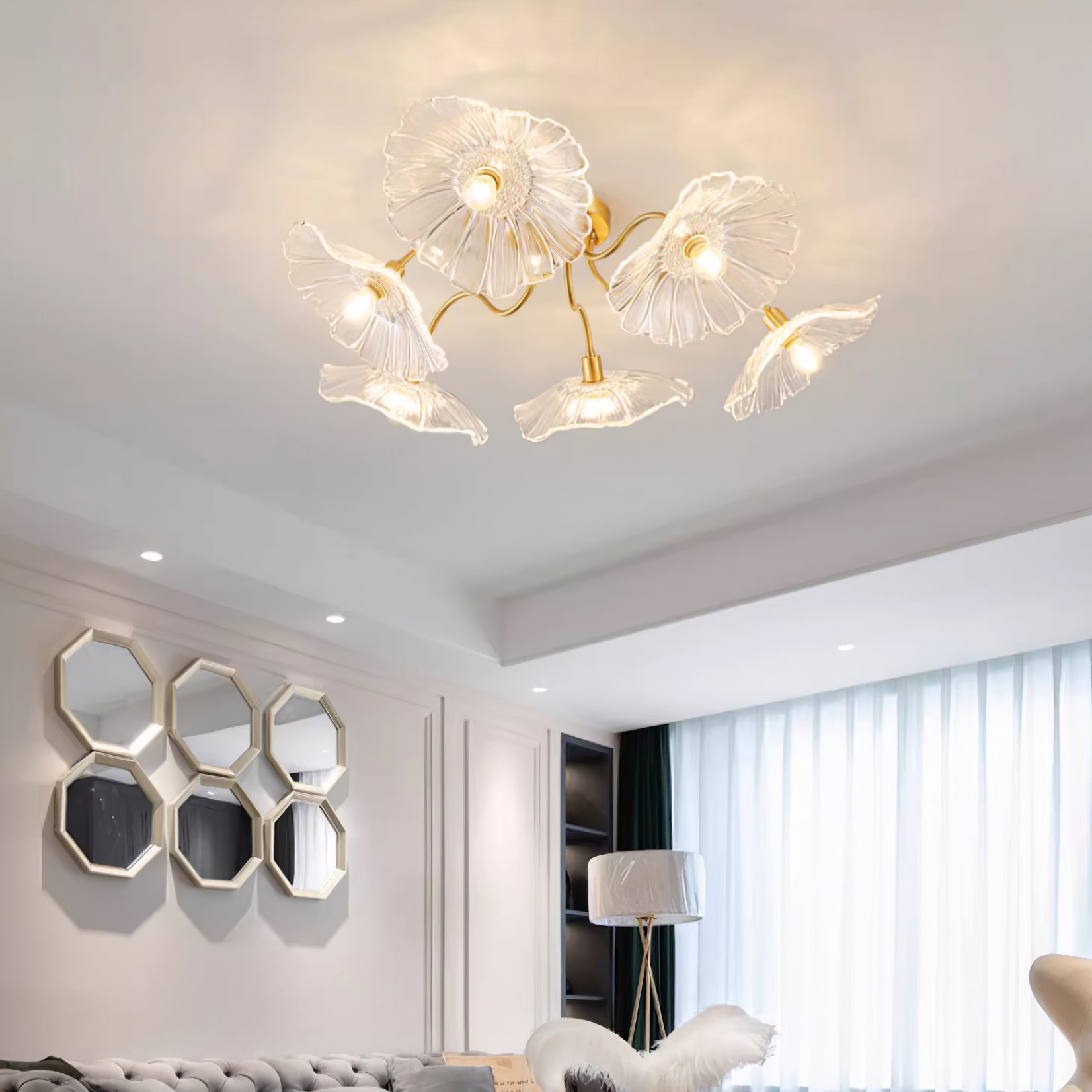 Mera Leaf Ceiling Light